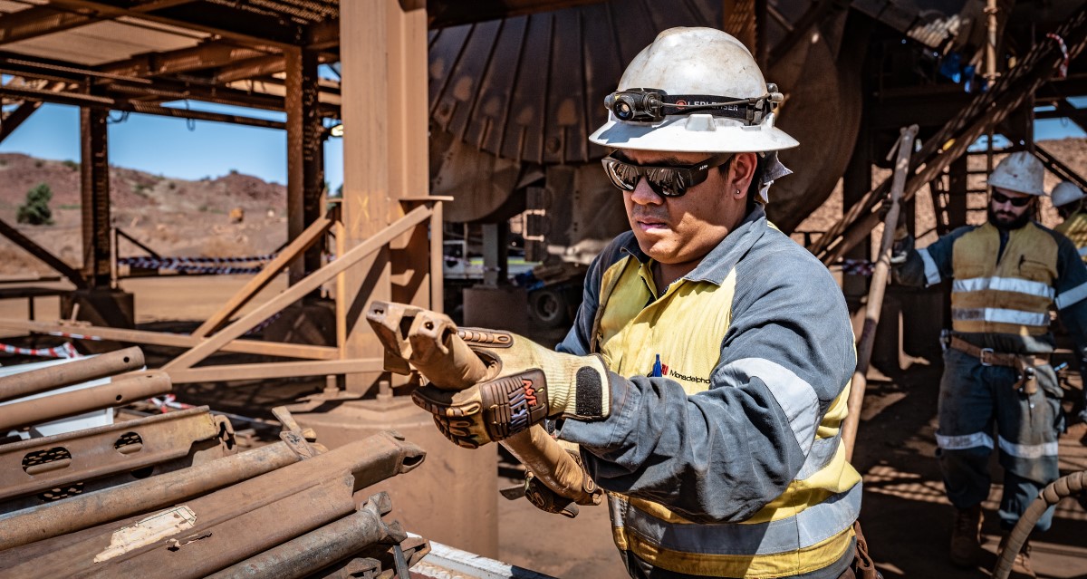 Maintenance work on site in Western Australia